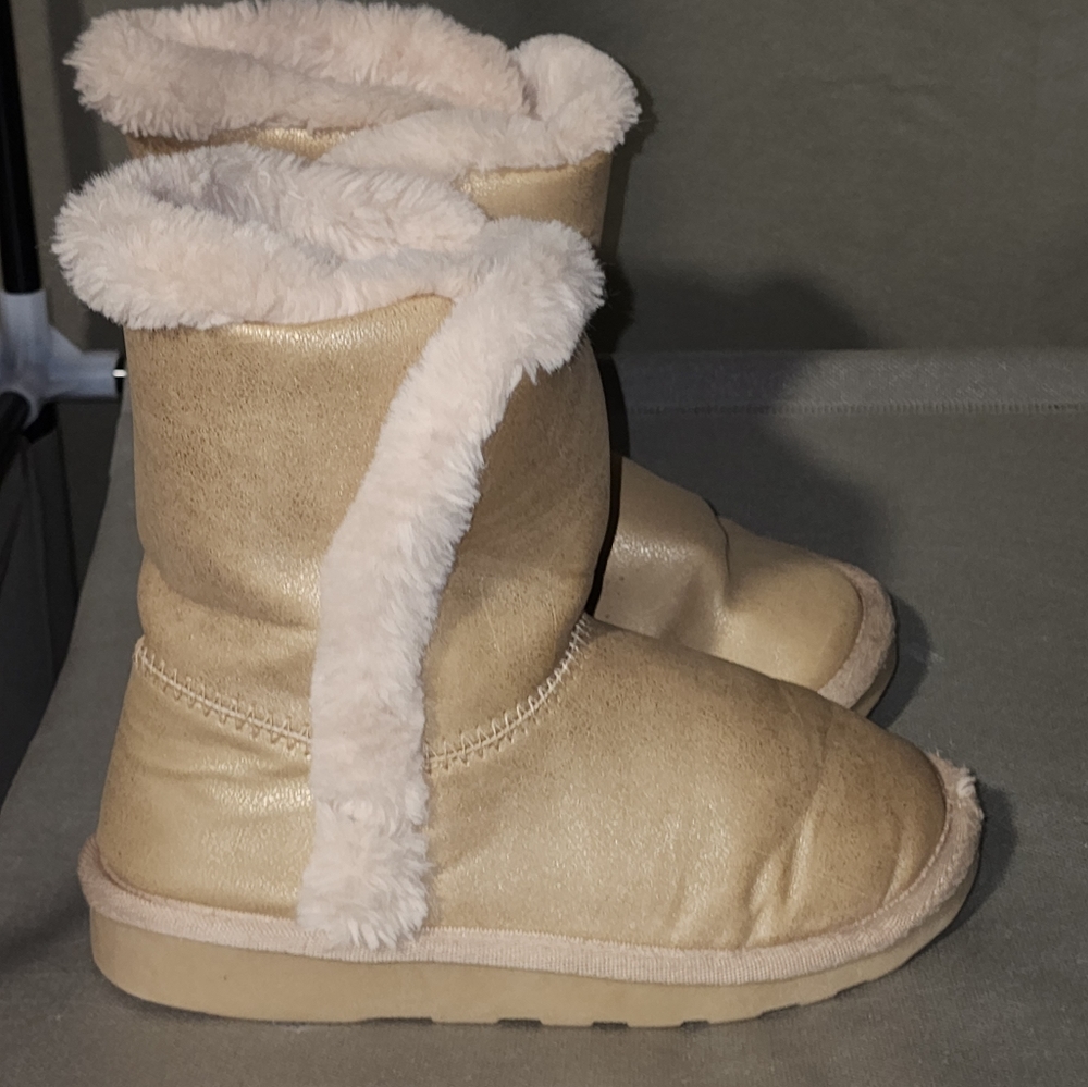 Tan Booties for little girl